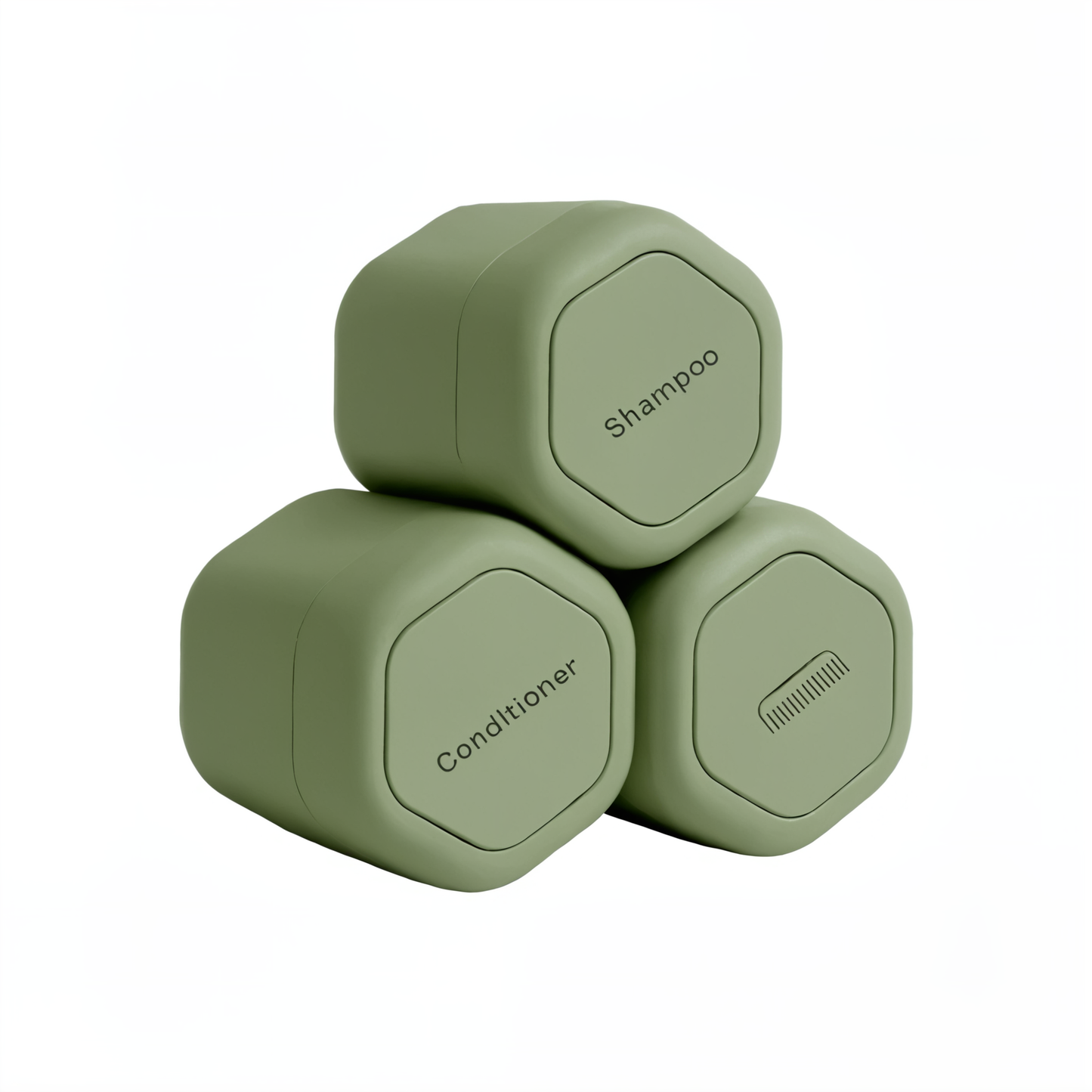 3Pcs Portable Magnetic Cosmetic Dispenser Travel Storage Magnetic Stacking Dispenser Bottle for Face Cream Sunscreen Organizer